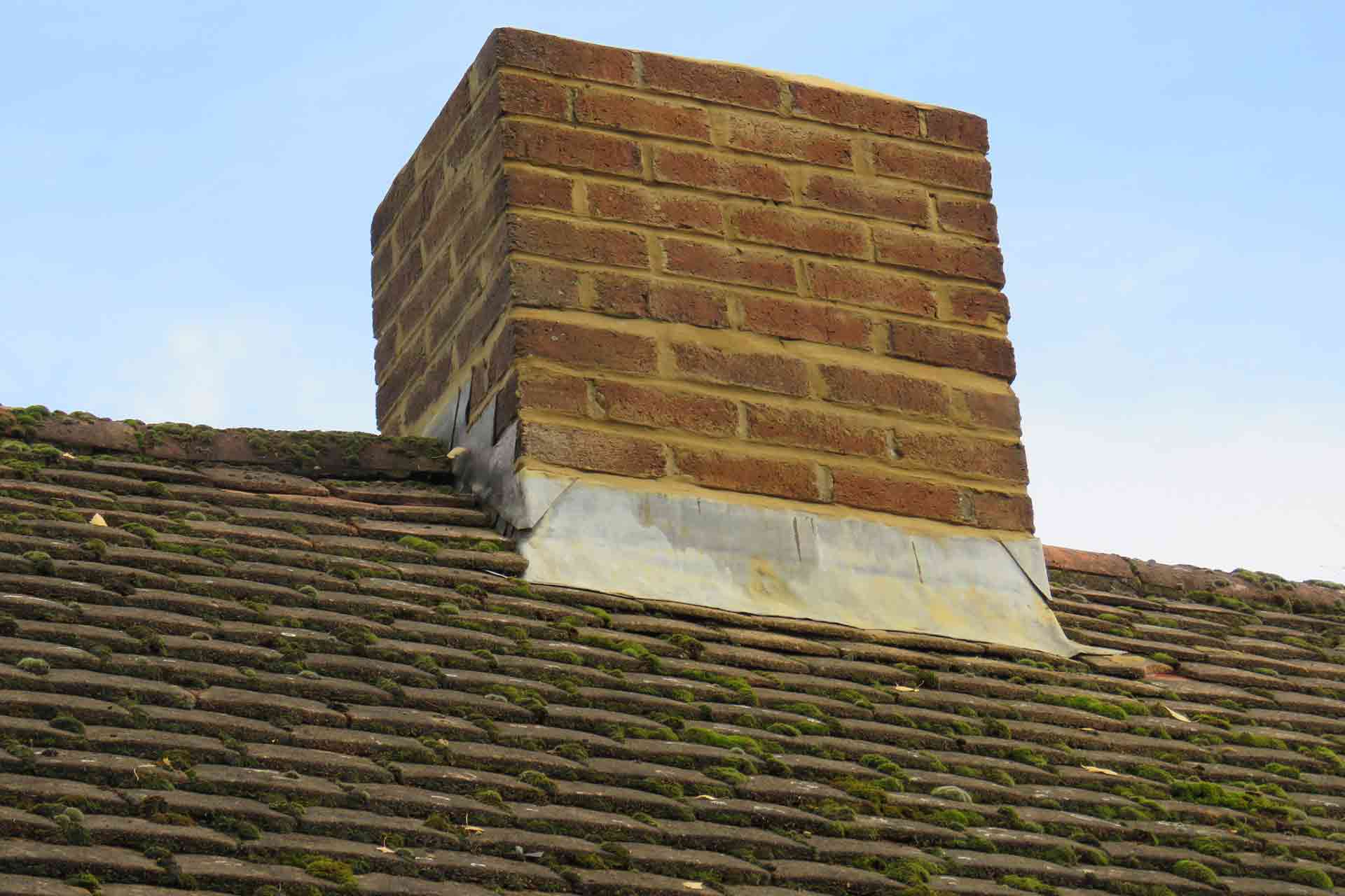 Chimney repointing and flaunching work carried out by GMG Roof Experts in Hillingdon