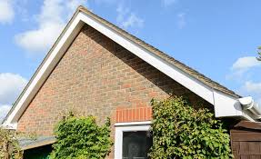 Barge board repair after storm damage by GMG Roof Experts in the Hillingdon area