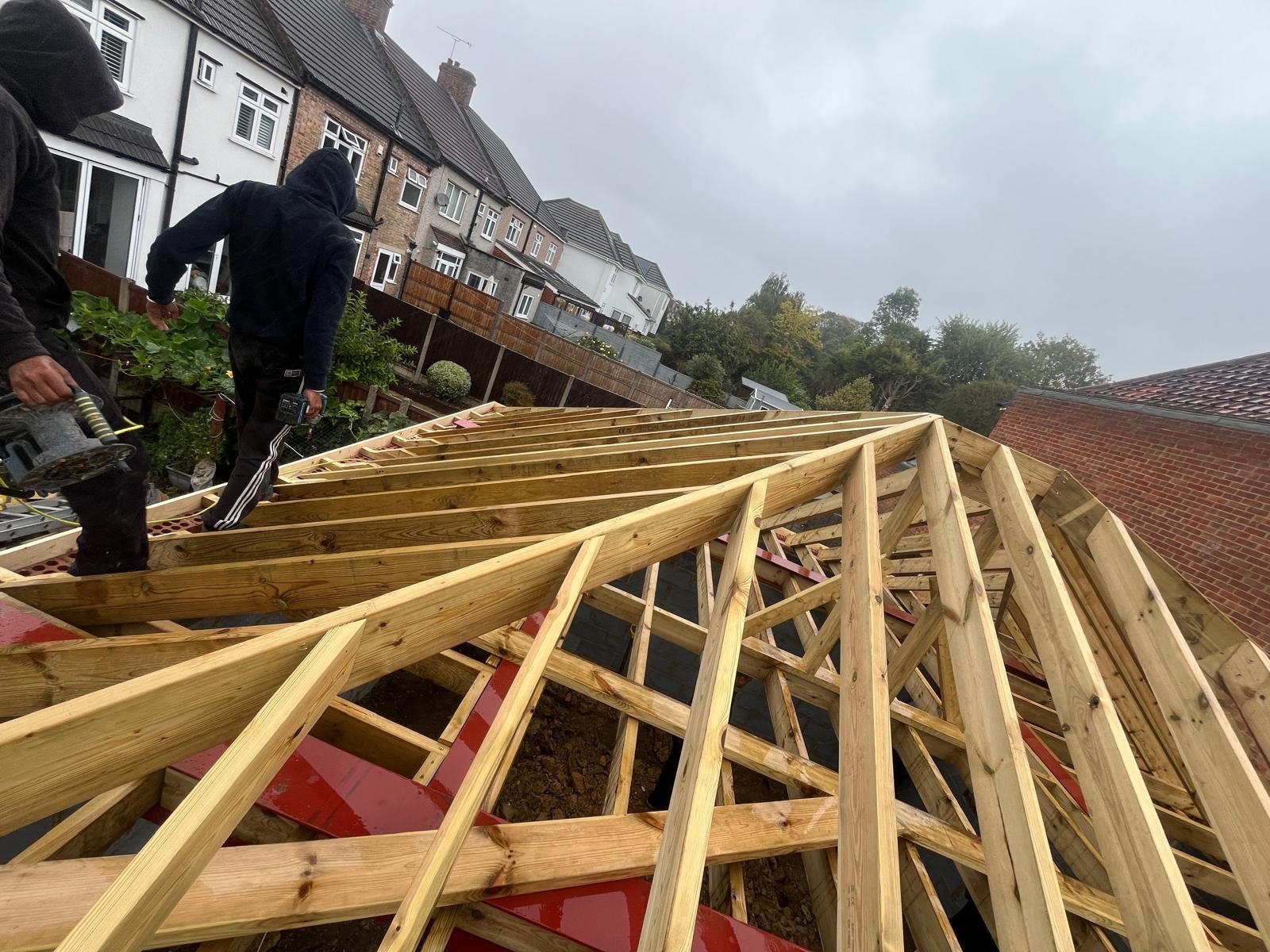 Roof structure and battens inspected by GMG Roof Experts in the Hillingdon area